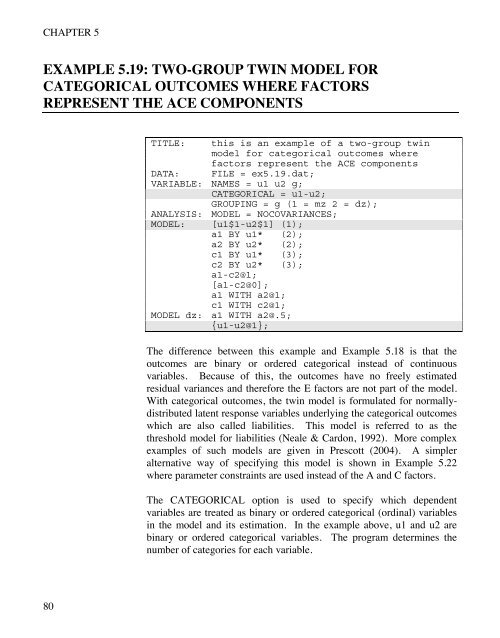 Mplus Users Guide v6.. - Muthén & Muthén