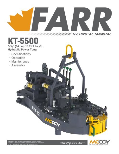 kt 5500 power tong factory