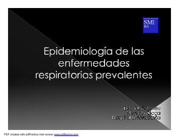 EpidemiologÃ­a de las enfermedades respiratorias en la ... - SMIBA