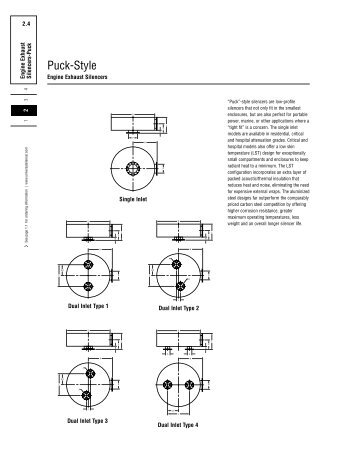 Guide to Puck Style Engine Silencers - Universal