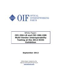 White Paper: CEI-25G-LR and CEI-28G-VSR Multi-Vendor ...