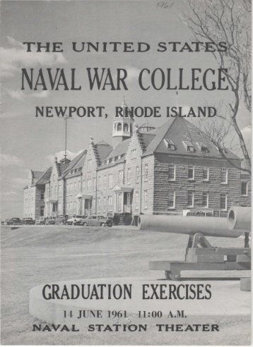 NAVAL WAR COLLEG - US Naval War College