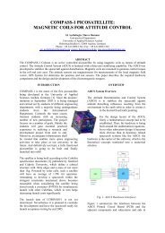 COMPASS-1 PICOSATELLITE: - COMPASS - FH Aachen