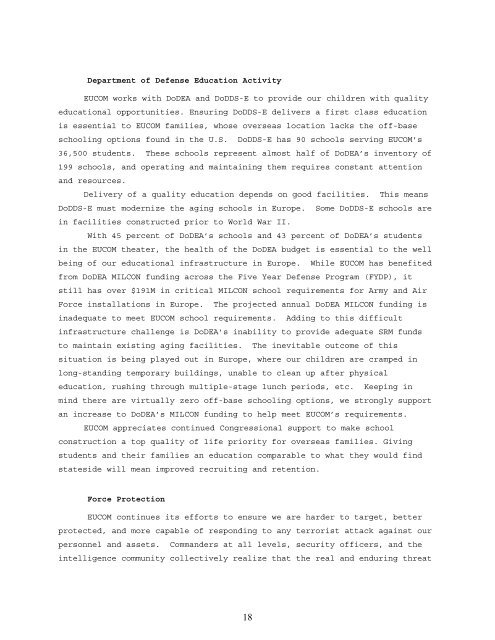 07 EUCOM Posture Statement - United States Department of Defense