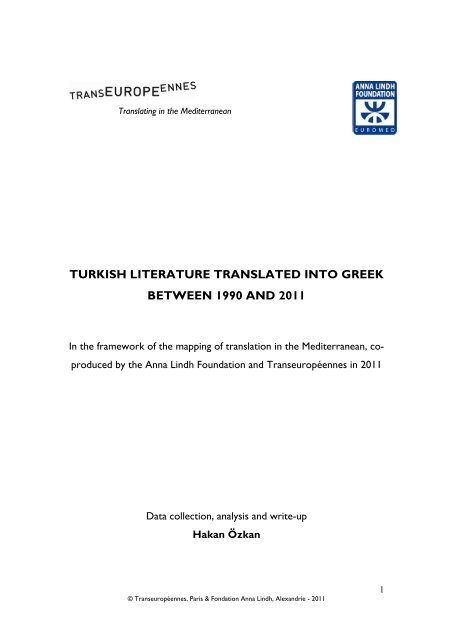 TIM 2011 Turkish-Greek Hakan ÃZKAN - TranseuropÃ©ennes