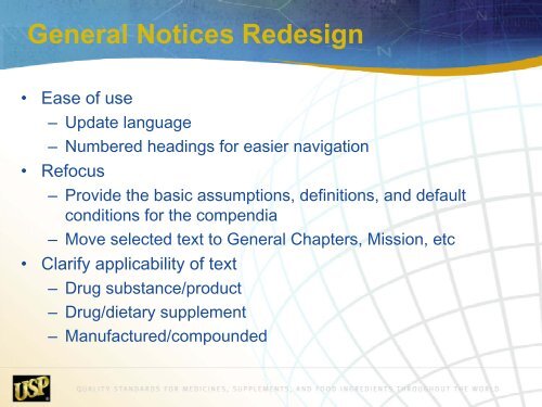 USP Monograph Development Process and Compendial Updates