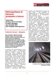 Intervista all'Ing. Crovetto di Ansaldo - Metrogenova.com