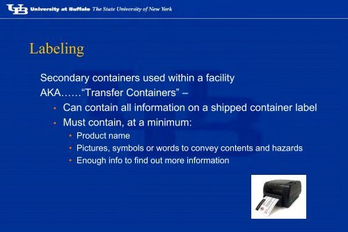 2013 Lab Safety Presentation - Chemical and Biological Engineering