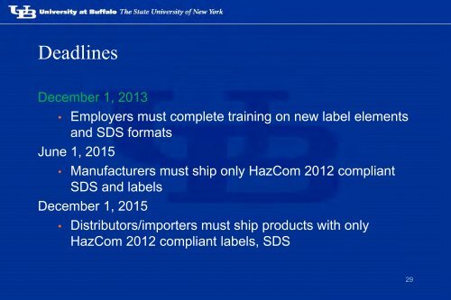 2013 Lab Safety Presentation - Chemical and Biological Engineering