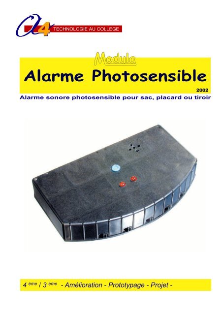 Alarme Photosensible - A4 Technologie