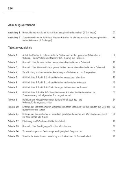 Wohnbau barrierefrei Studie Teil 2 Bautechnische Analyse und ...