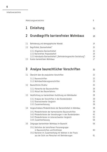 Wohnbau barrierefrei Studie Teil 2 Bautechnische Analyse und ...