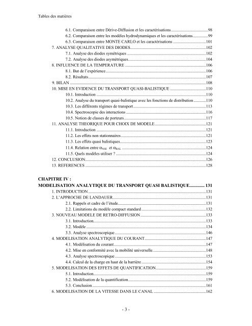 etude theorique et experimentale du transport electronique ... - Ief