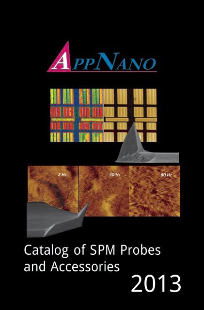 AppNano Probes Catalog - Applied NanoStructures