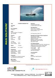 M A JU S O L IT A IR E - Keppel Smit Towage Pte Ltd