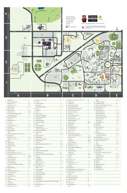 Campus Map - Undergraduate Admissions - Texas Tech University