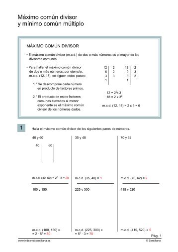 mcm e mcd pdf