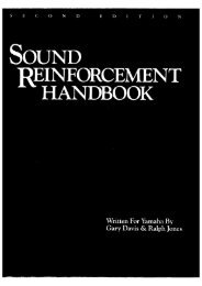 SOUNd REiNfoRCEMENT HANdbook