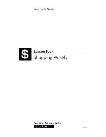 Shopping Wisely - Practical Money Skills