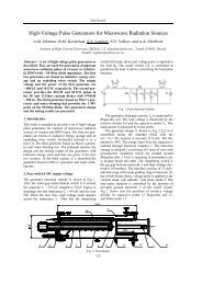 High-Voltage Pulse Generators for Microwave Radiation Sources