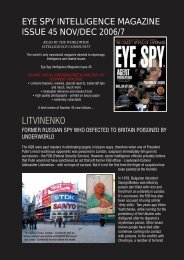 LITVINENKO - Eye Spy Intelligence Magazine