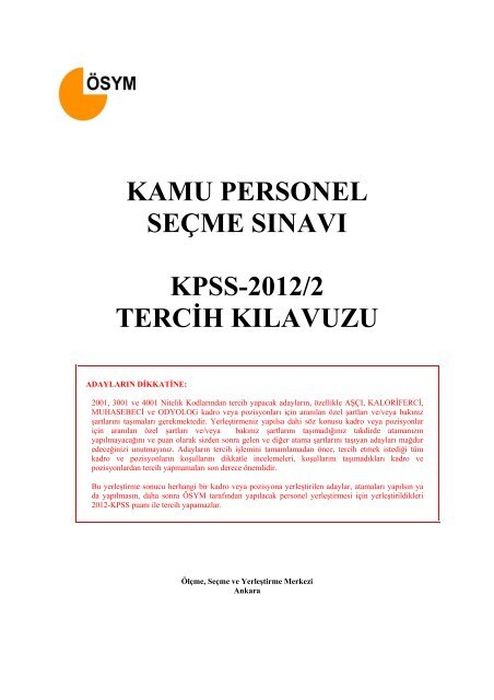 KPSS_2012-2_TERCIH_KILAVUZ