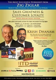 Zig Ziglar - ITD GROUP - Institute of Training and Development