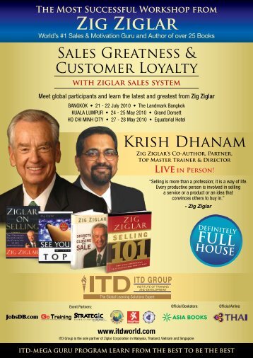 Zig Ziglar - ITD GROUP - Institute of Training and Development