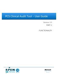 PCS Clinical Audit Tool â User Guide - Pen Computer Systems