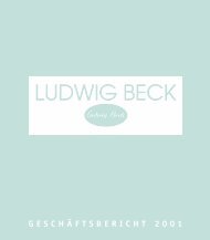 GeschÃ¤ftsbericht 2001 - Ludwig Beck
