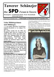 Wahlausgabe 1998 - SPD Ortsverein Tawern