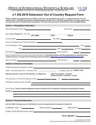 J-1 DS-2019 Extension Request Form - Office of International ...