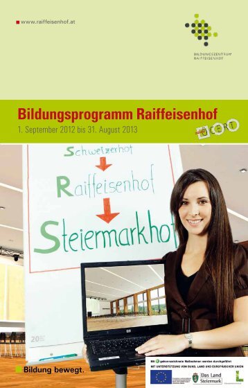 Bildungsprogramm 2012 - Steiermarkhof