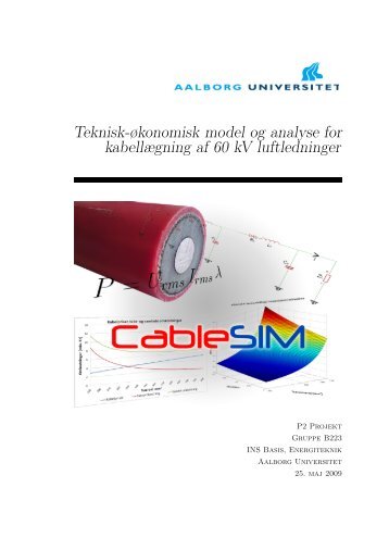 Teknisk-økonomisk model og analyse for kabellægning af 60 kV ...