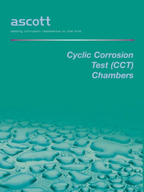 Cyclic Corrosion Test (CCT) Chambers - Labomat