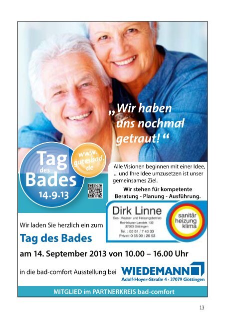 Nachrichtenblatt September 2013 - Werbegemeinschaft Geismar ...