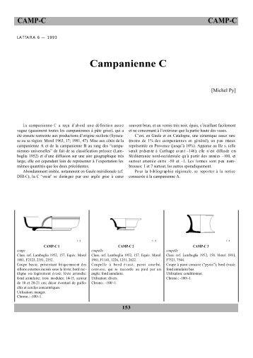 Campanienne C - Lattara