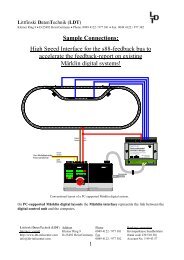 Sample Connections: High Speed Interface for the s88 ... - LDT