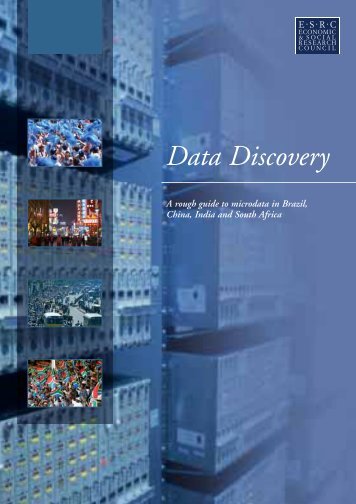 Data Discovery: A rough guide to microdata in Brazil, China, India ...