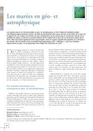 Les marées en géo- et astrophysique - IRPHE, Institut de Recherche ...