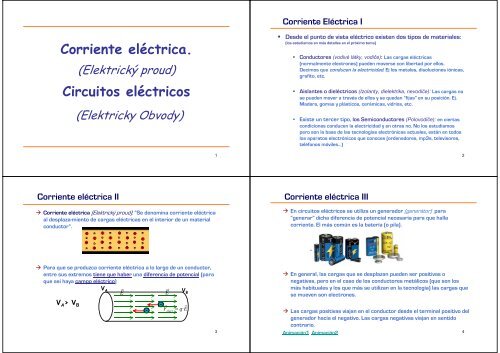 Corriente ElÃ©ctrica I