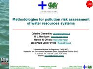 Methodologies for pollution risk assessment of water ... - APRH