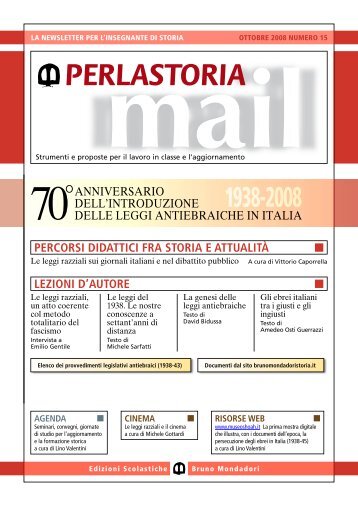 Le leggi razziali sui giornali italiani e nel dibattito pubblico - Altervista