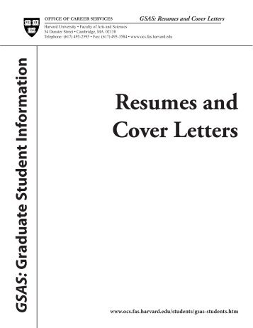 harvard cover letters