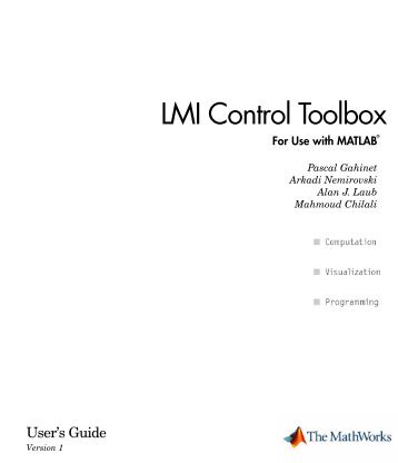 LMI Control Toolbox - Saba