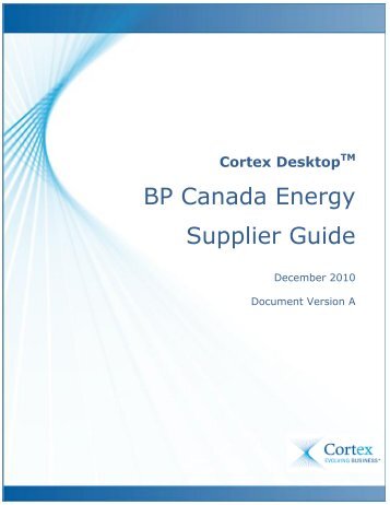 Supplier Guide - Cortex Business Solutions Inc. - Page