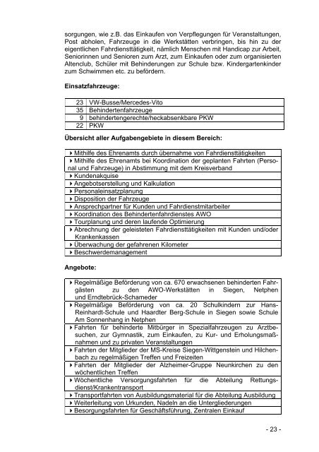 GeschÃ¤ftsbericht 2010 - DRK-Kreisverband Siegen-Wittgenstein