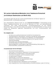 Wir suchen AuÃŸendienst-Mitarbeiter (m/w) Tabakwaren/Feinschnitt ...