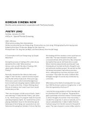 POETRY program note - Museum of the Moving Image