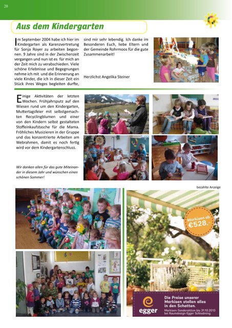 Ausgabe 3/2013 - Gemeinde Rohrmoos-Untertal